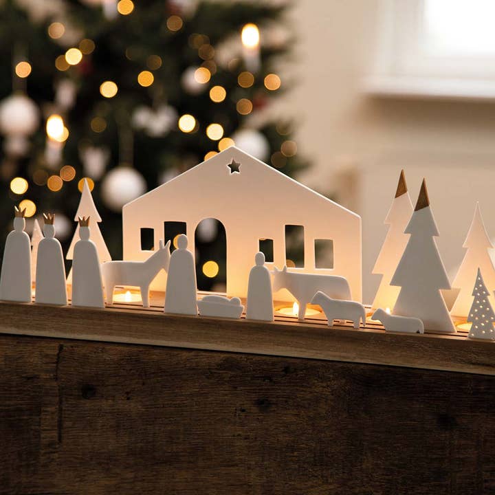 Nativity Set Tealight Holder