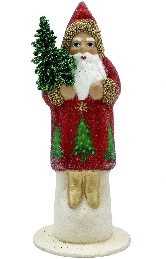 Santa in Red Swarowski Crystal Bedazzled Coat