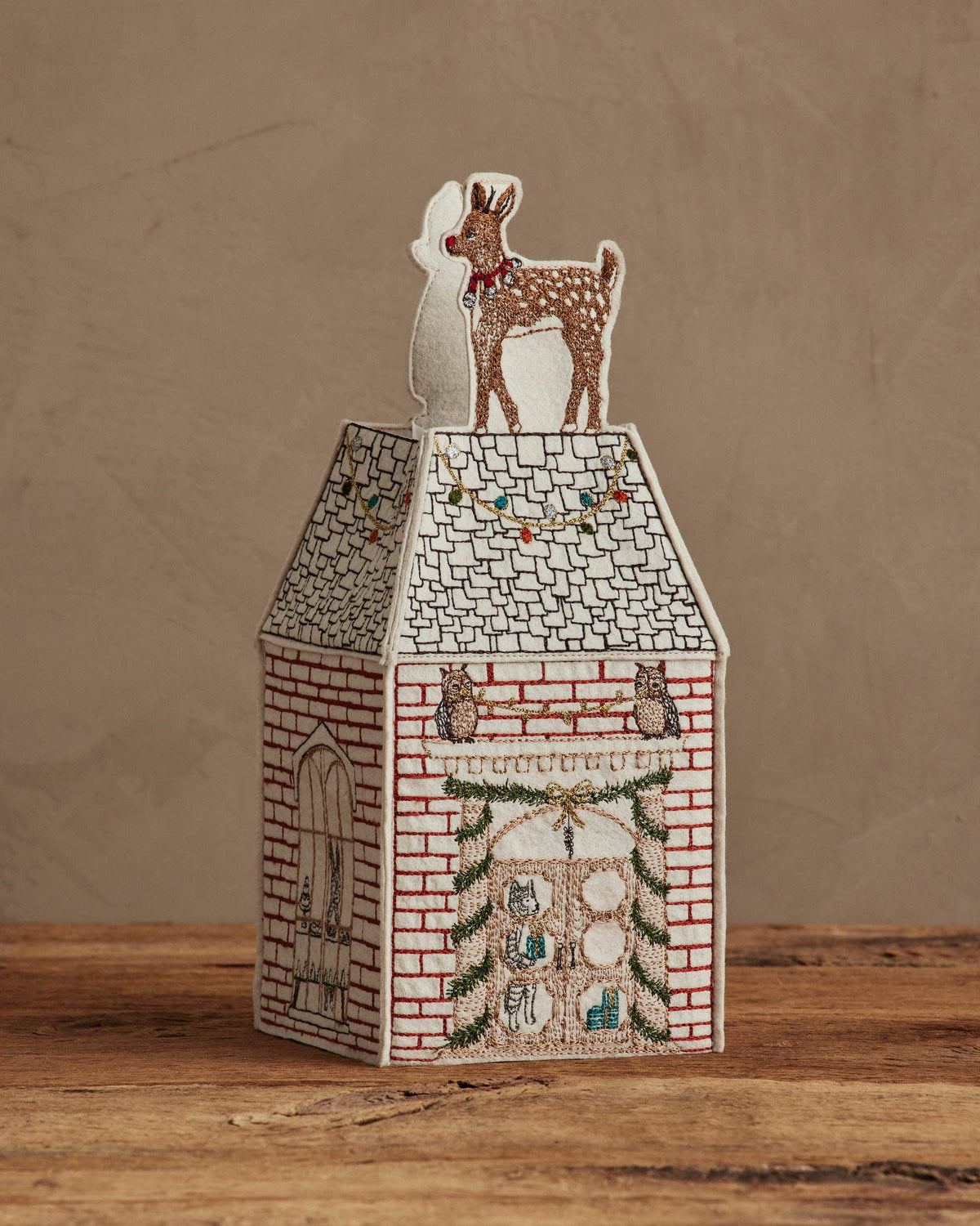 Home for the Holidays Tissue Box Cover