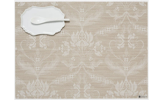 Chilewich - Damask Table Mat - Flax