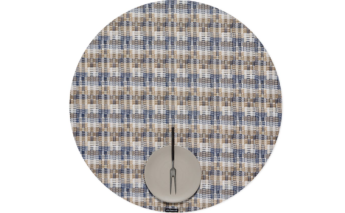 Chilewich - Fable Table Mat - Coast Round