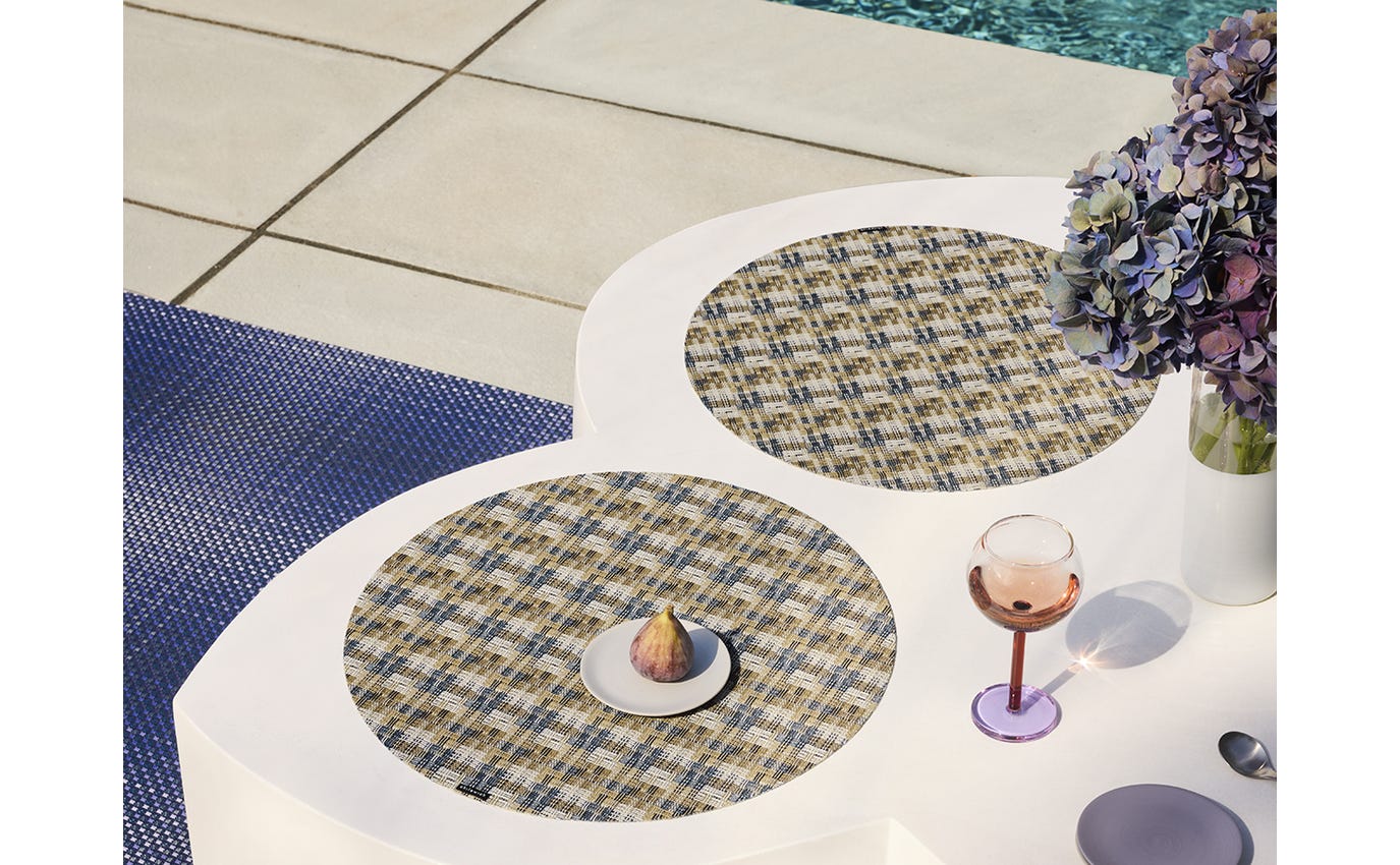 Chilewich - Fable Table Mat - Coast Round