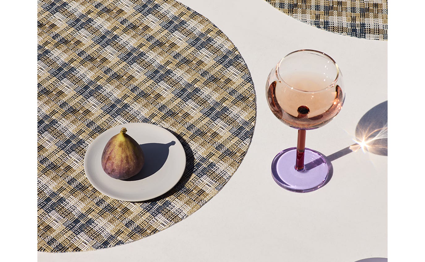 Chilewich - Fable Table Mat - Coast Round