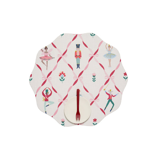 Nutcracker Ballet 15" Round