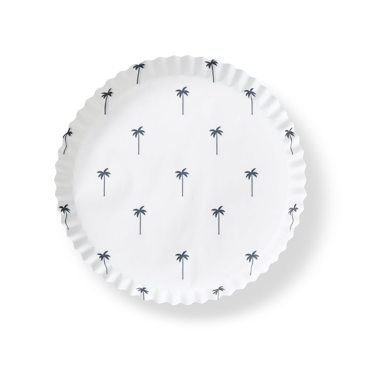Pre-Formed Plate Paper Liners - Palm Trees