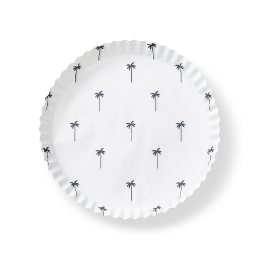 Pre-Formed Plate Paper Liners - Palm Trees