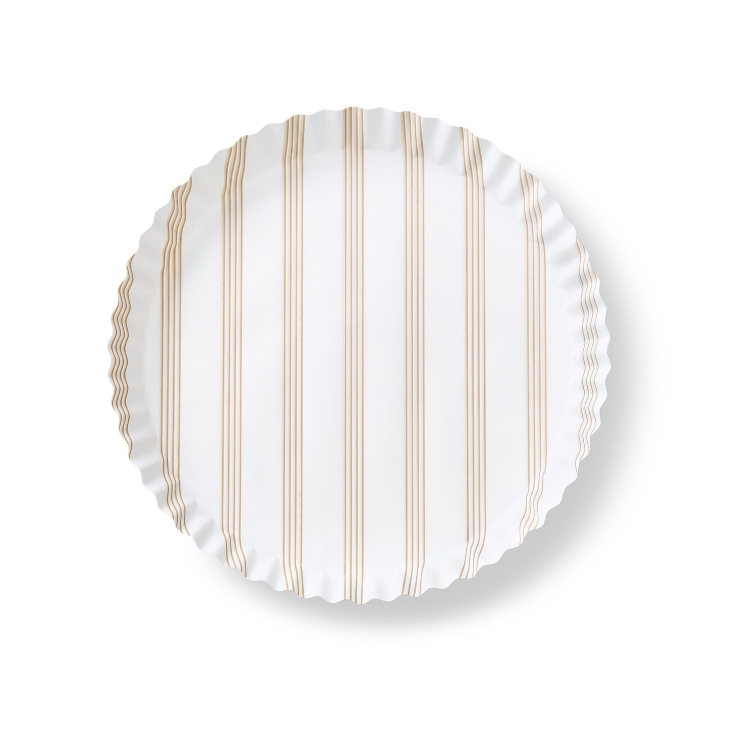 Pre-Formed Plate Paper Liners - Sandy Stripes