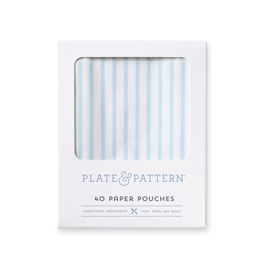 Paper Pouches - Periwinkle Stripes