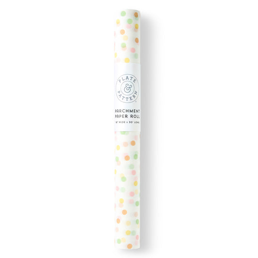 Parchment Paper Roll - 18"x30" - Citrus Dots
