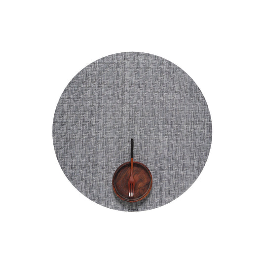 Chilewich - Foxtail Placemat -  Alloy - 15" Round