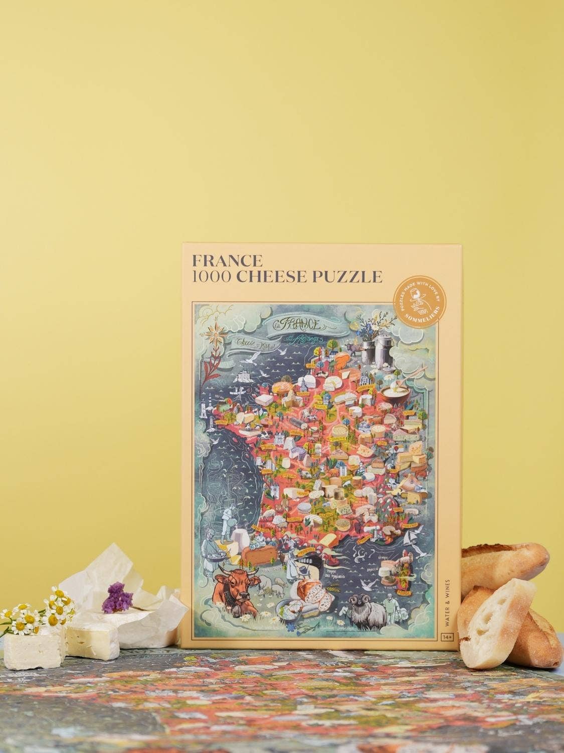 1000 Piece Puzzle - France Cheese