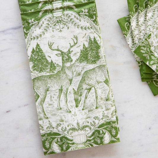 Fable Toile Guest Napkin - Pack of 16