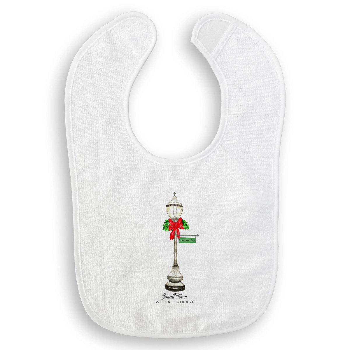 Hand Towel - Chargin Falls - Christmas Street Light - Natural