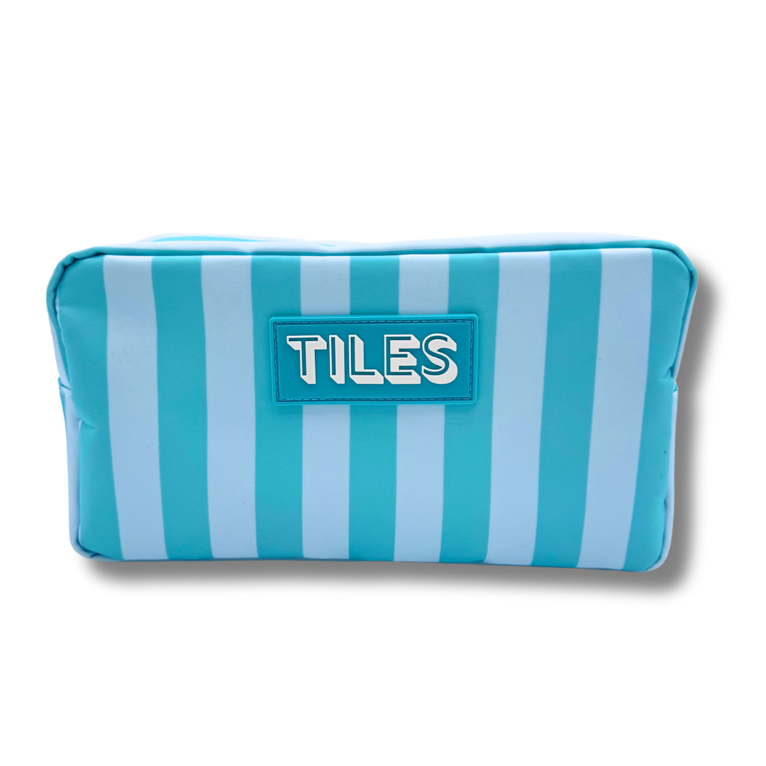 Premium Mahjong Tile Bag - Arrows-Blue