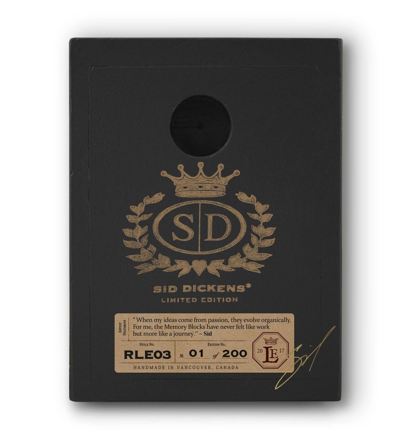 Sid Dickens Memory Block - Limited Edition RLE07 (Retired)