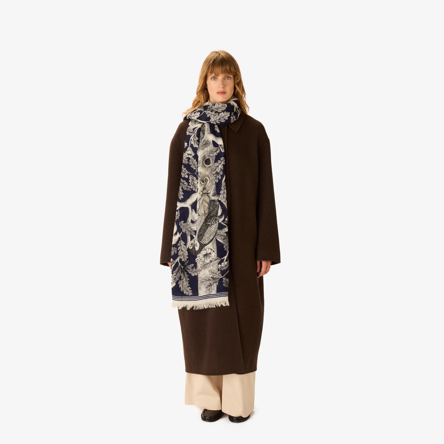 Scarf 100 - Archimede - Navy