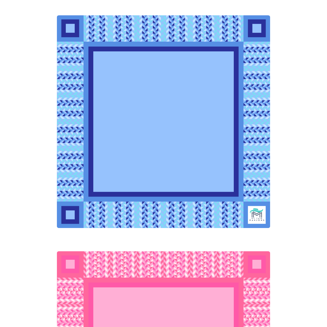 Mahjong Mat - Prism Pink