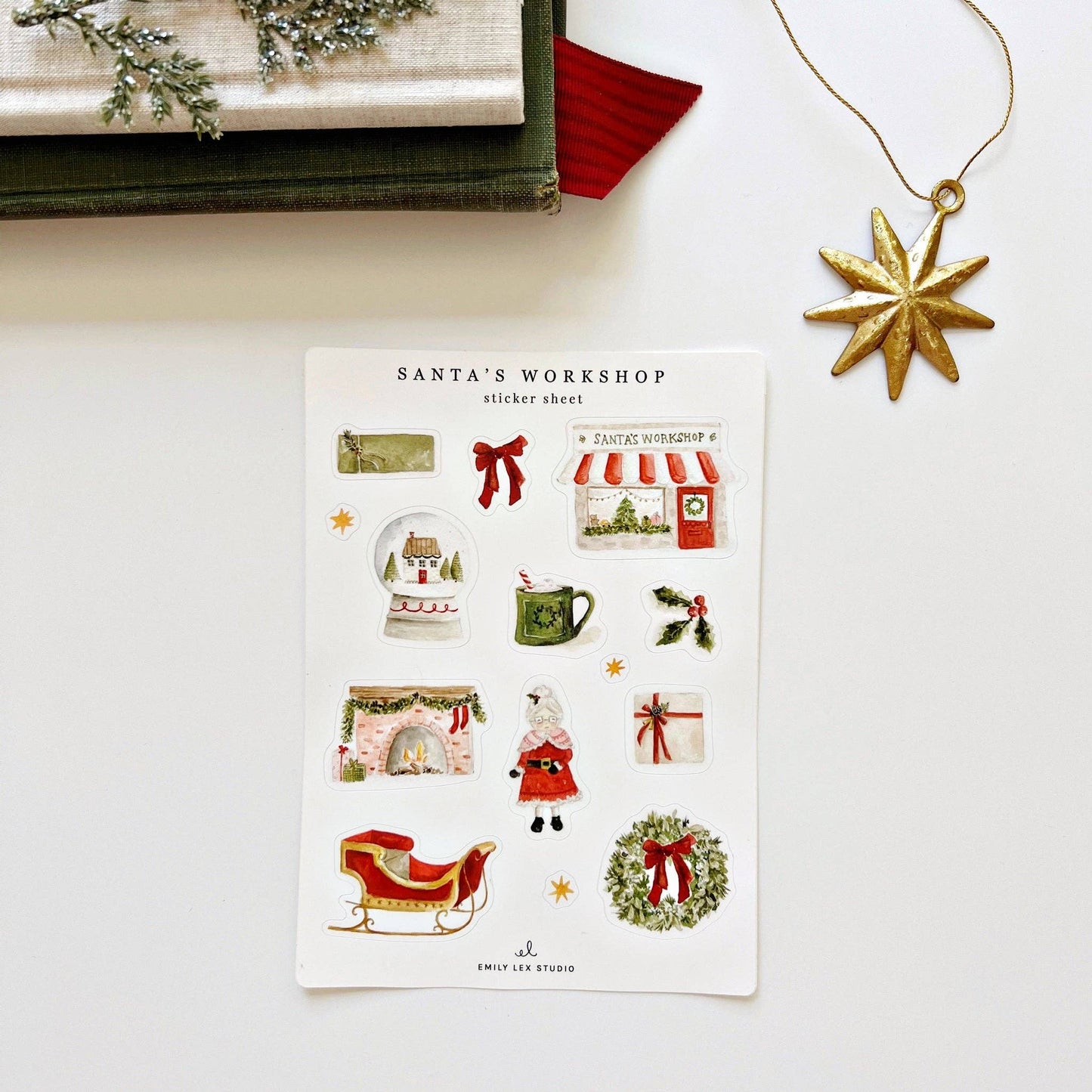 Sticker Sheets - Santa's Workshop