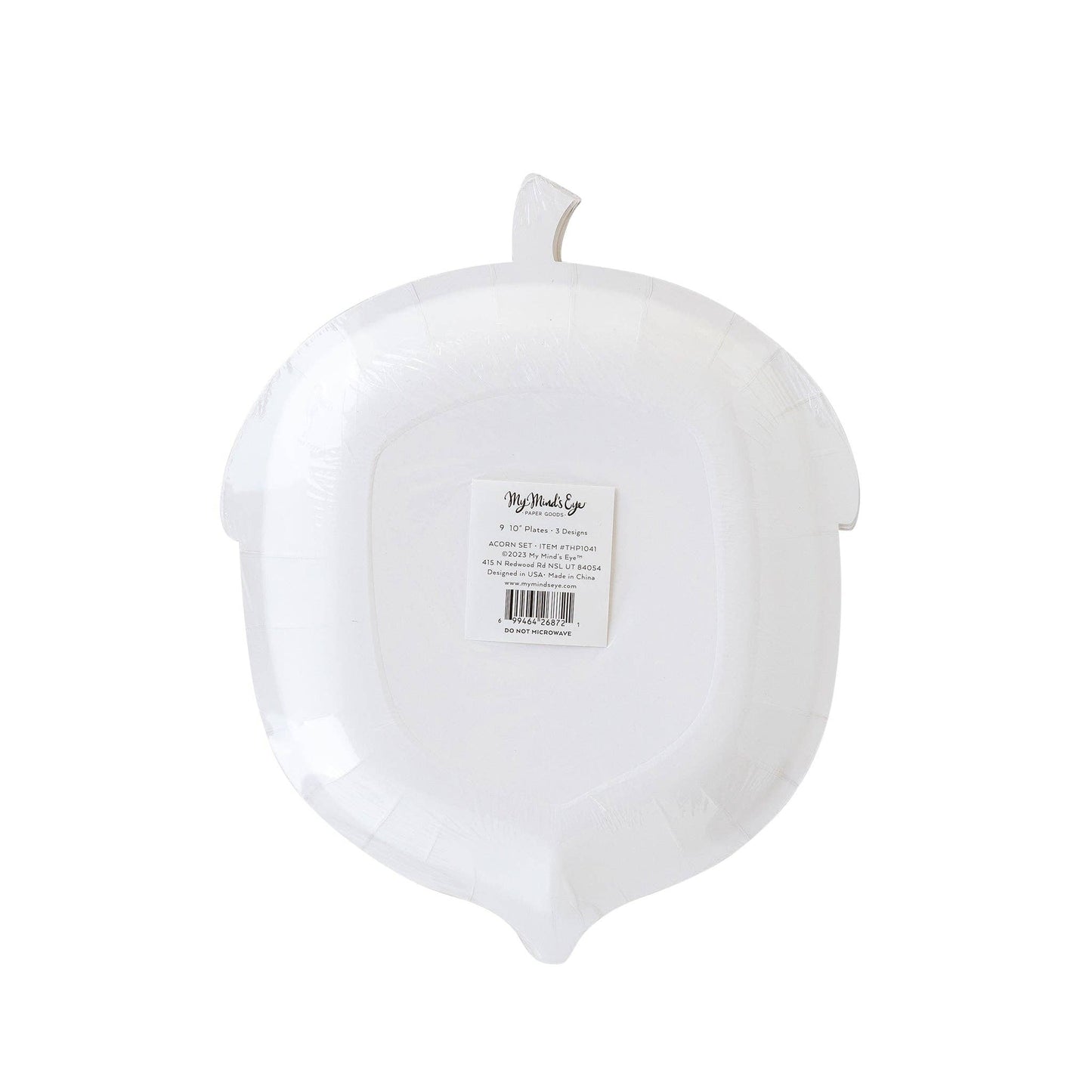 Harvest Acorn Shaped Paper Plate Set