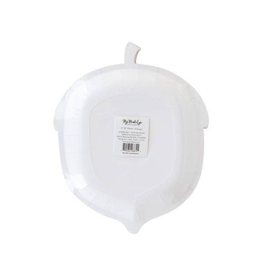 Harvest Acorn Shaped Paper Plate Set