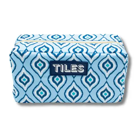Premium Mahjong Tile Bag - Arrows-Blue