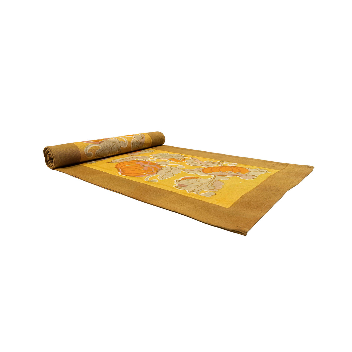 Table Runner - Pumpkin Orange/Mustard - 16" x 72"