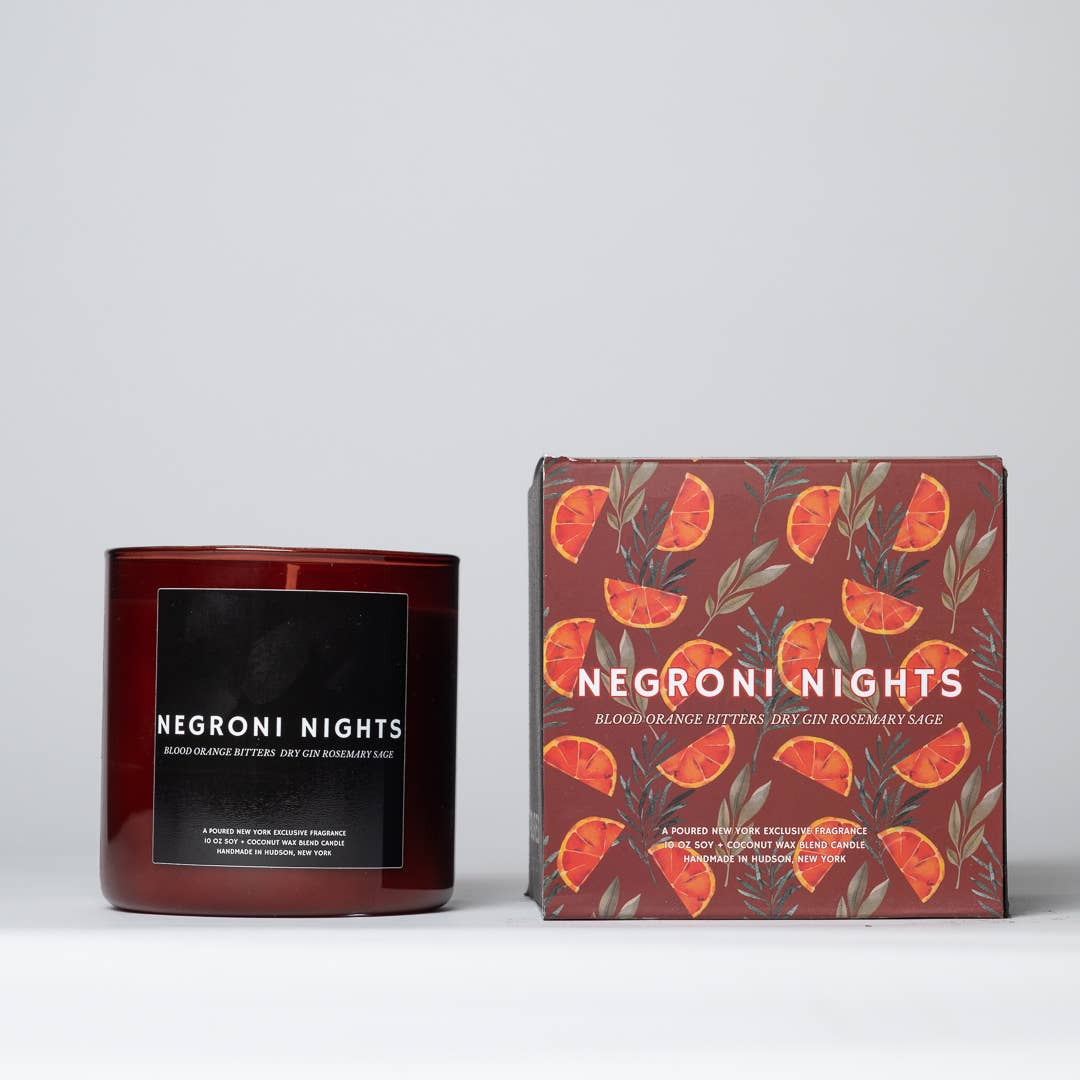 10oz Soy Wax Candle - Negroni Nights