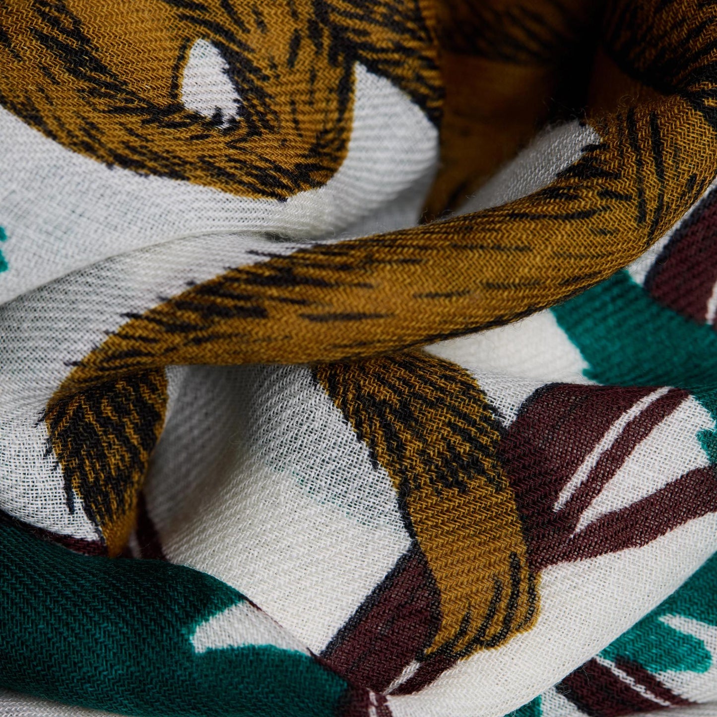 Paradisio Scarf - Green, 100 x 190 cm