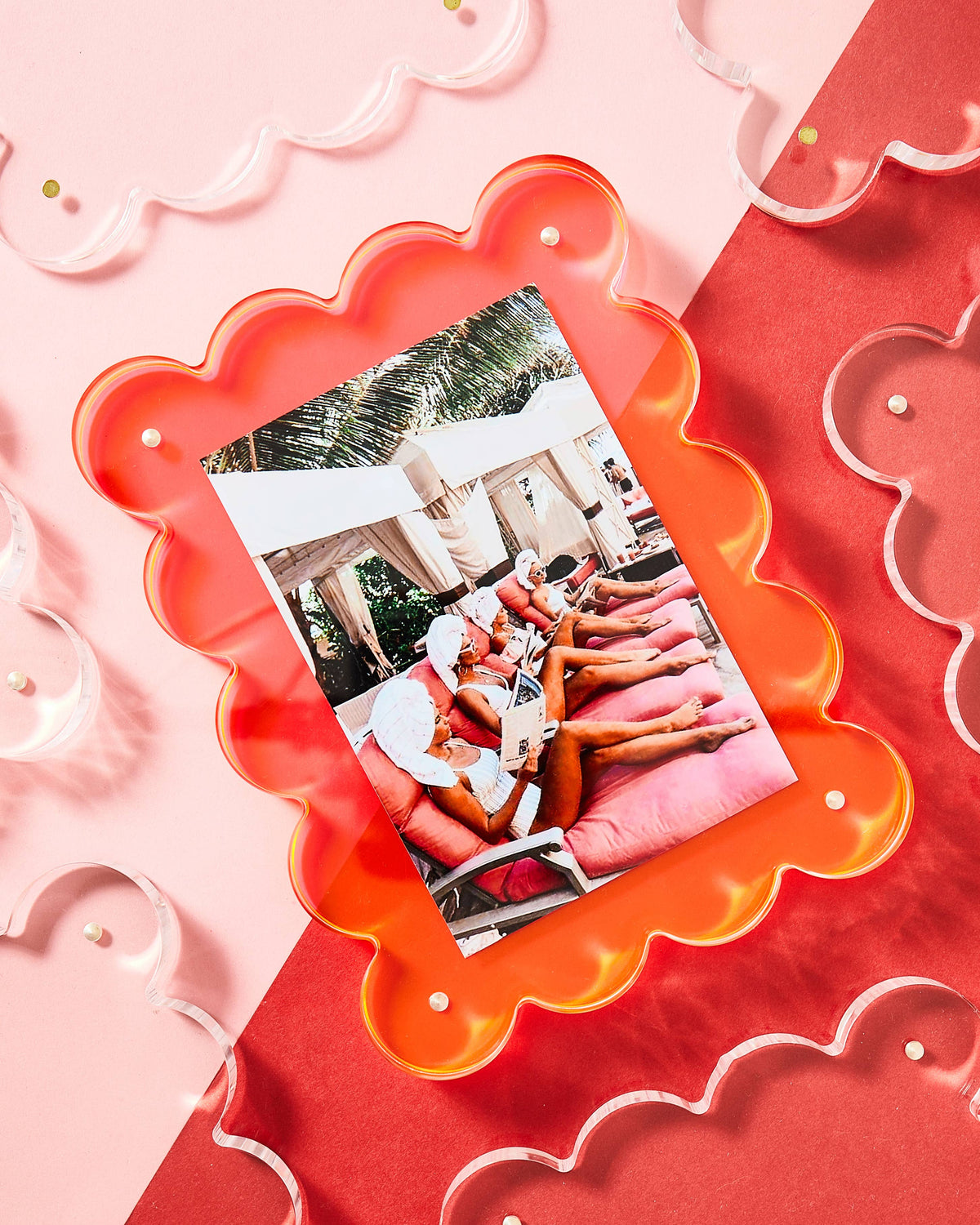 Acrylic Picture Frame - Neon Pink