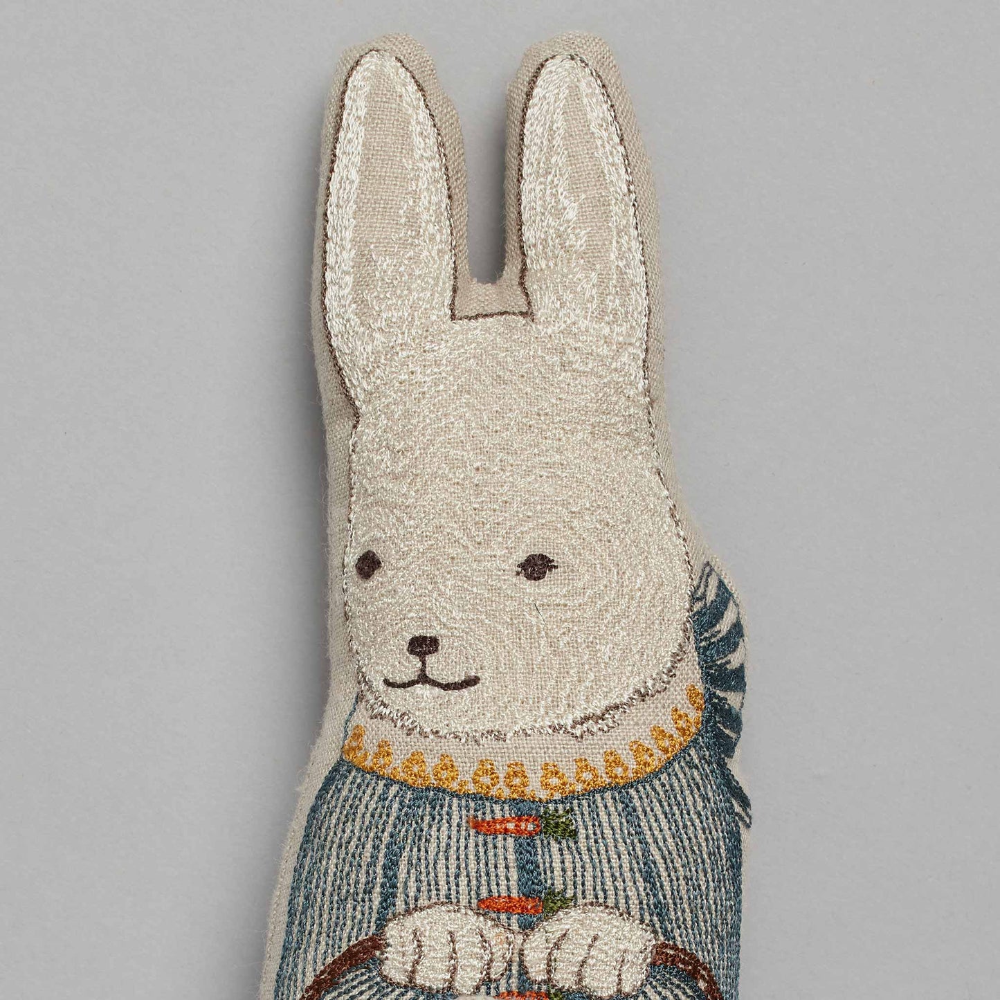 Bunny Shaped Pillow with Baby Bunny