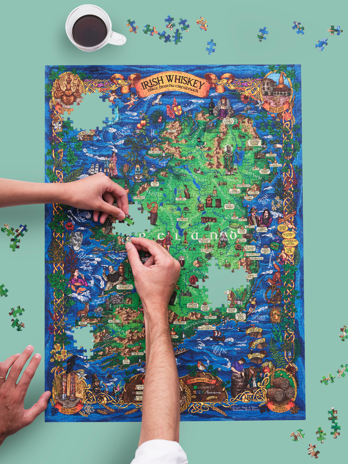 1000 Piece Puzzle - Irish Whiskey