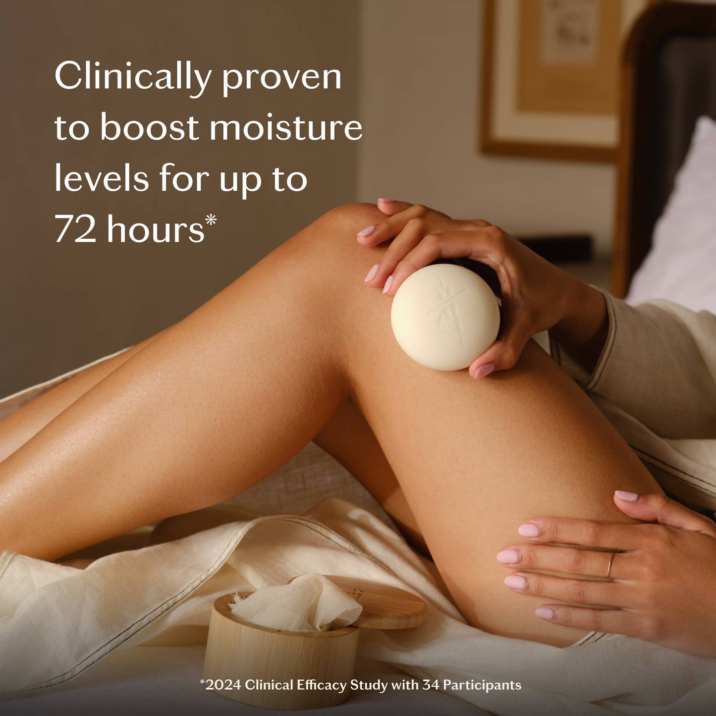 Deep Moisturizing Lotion Bar - Oud & Tuberose Body Stone