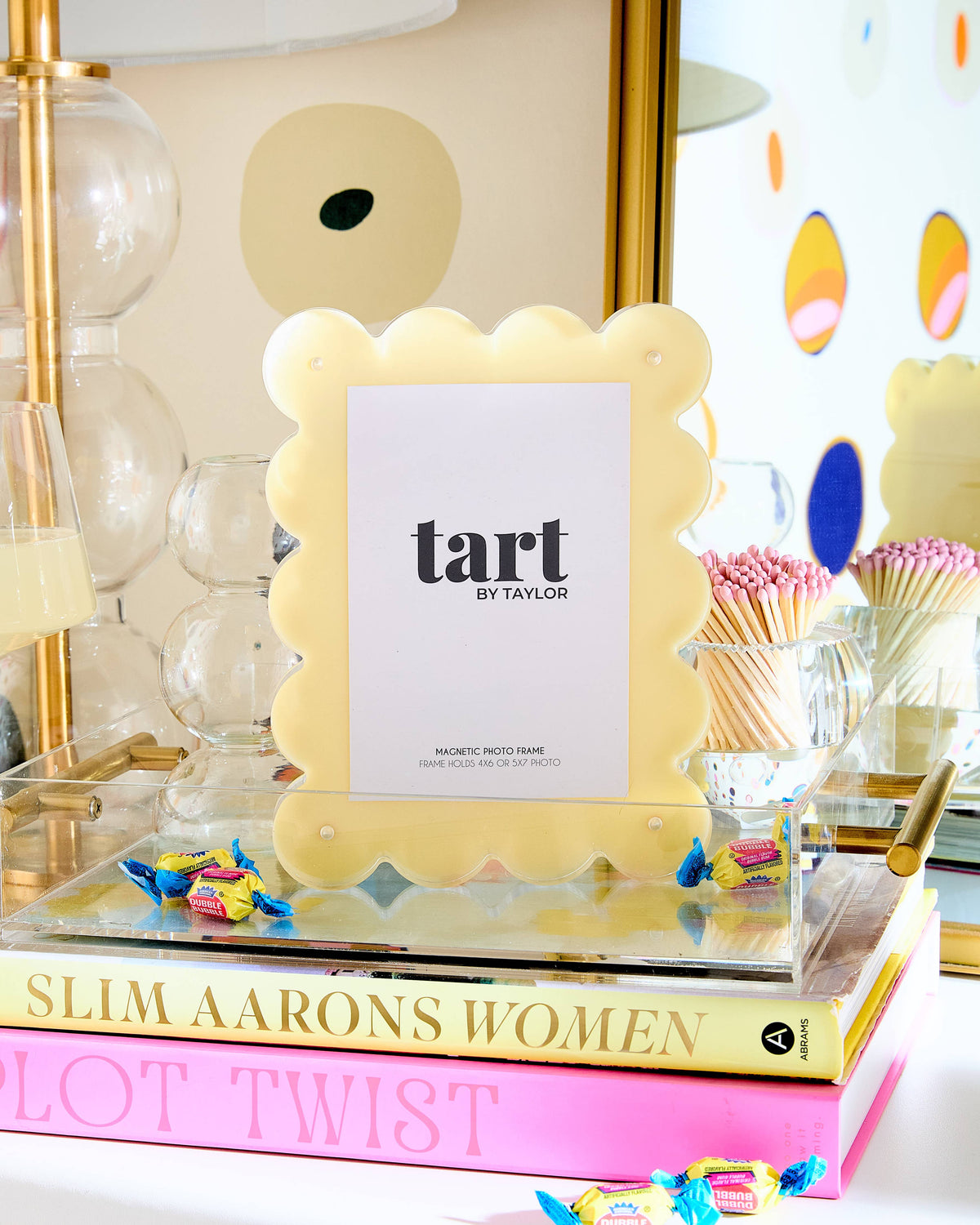 Acrylic Picture Frame - Butter Yellow