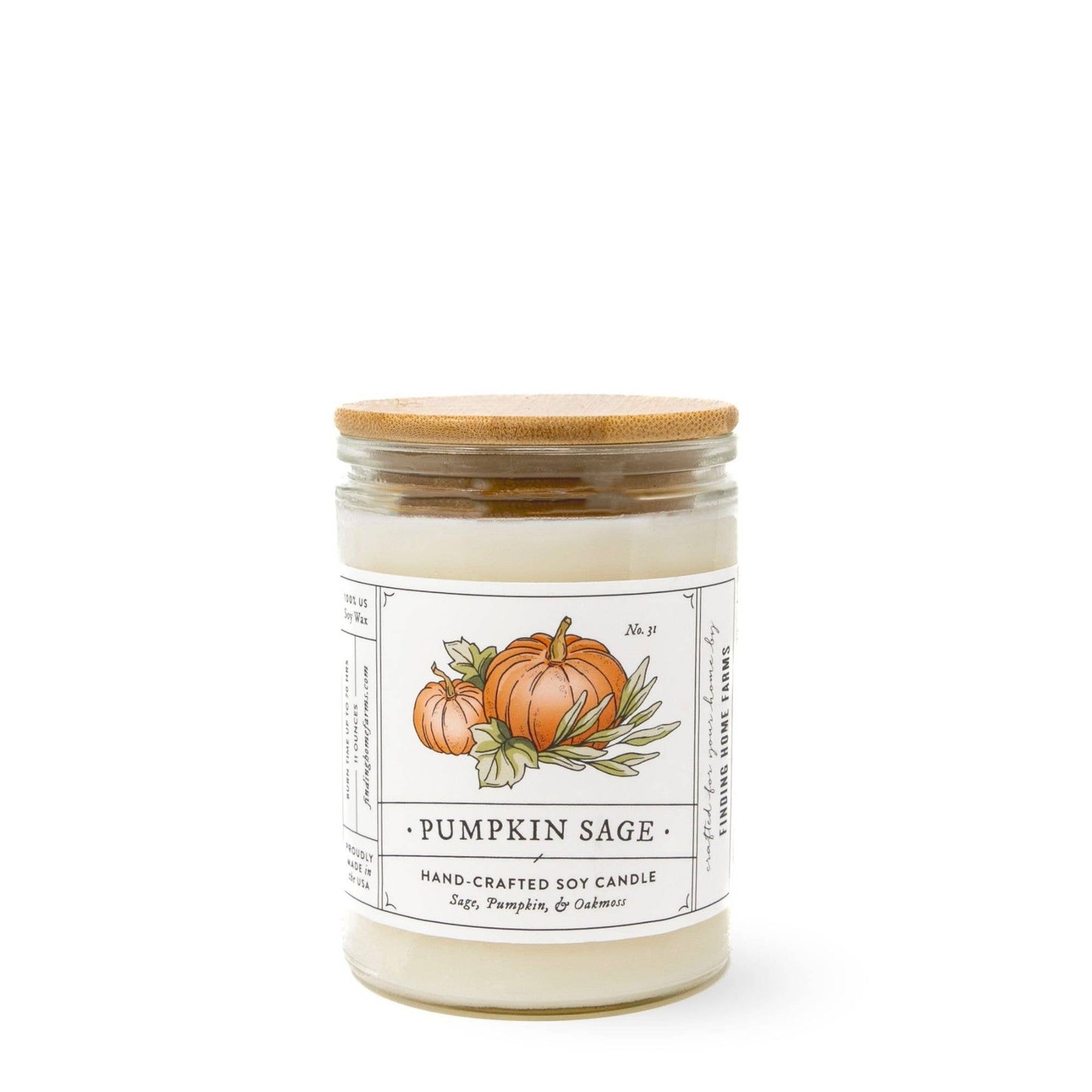 11oz Jar Soy Candle - Pumpkin Sage