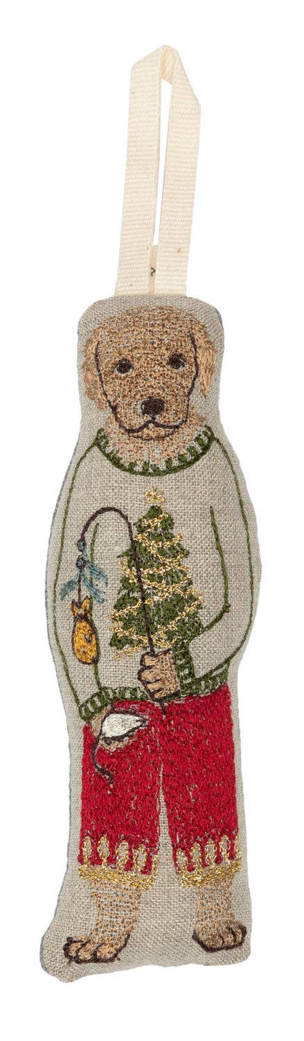Ornament - Dog with Gifts