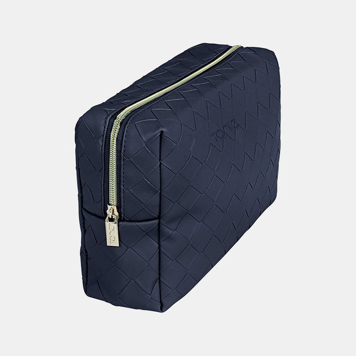 Woven Beauty Bag - Large - Navy