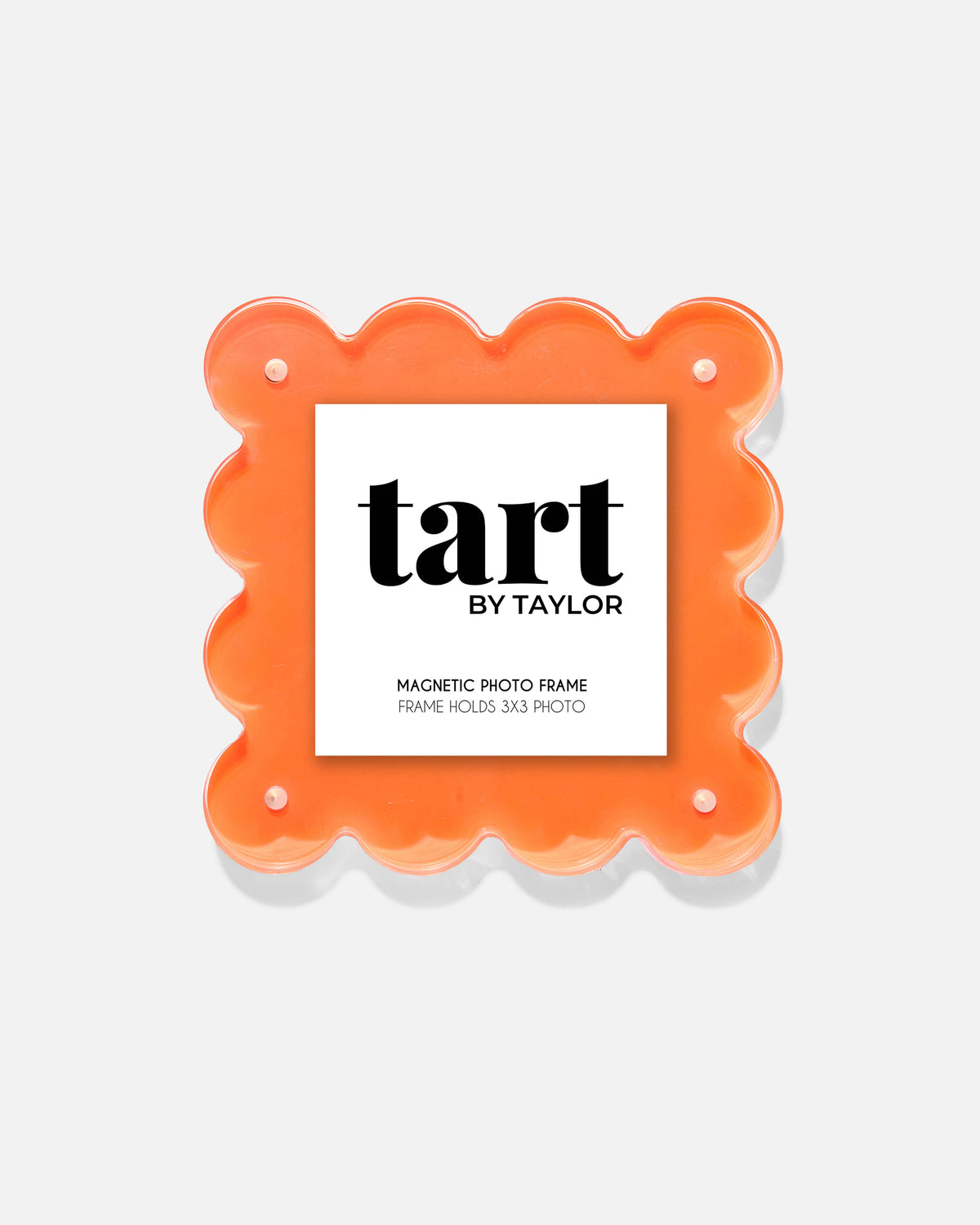 Mini Acrylic Picture Frame - Neon Orange