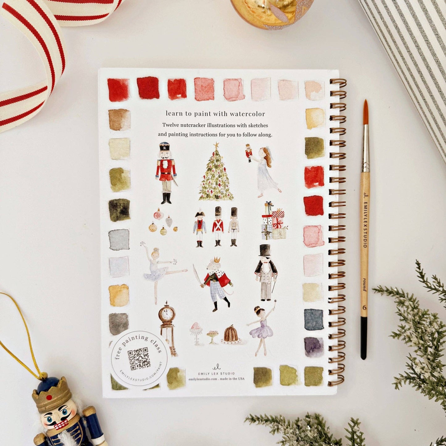 Watercolor Workbook - Nutcracker