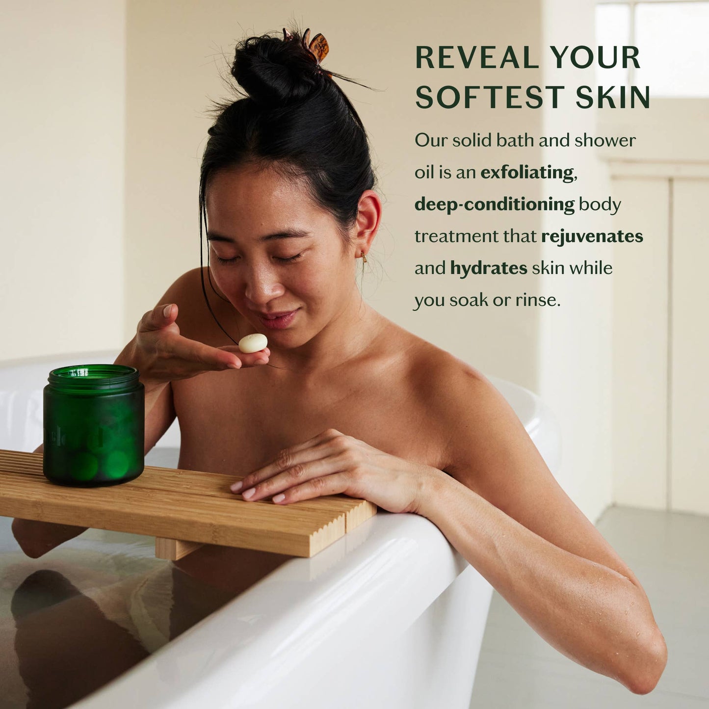 Deep Moisturizing Solid Bath & Shower Oil - Daily Pebble