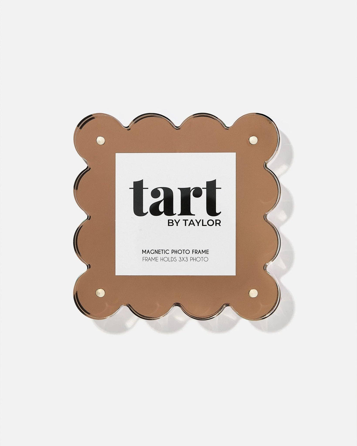 Mini Acrylic Picture Frame - Brown Chrome
