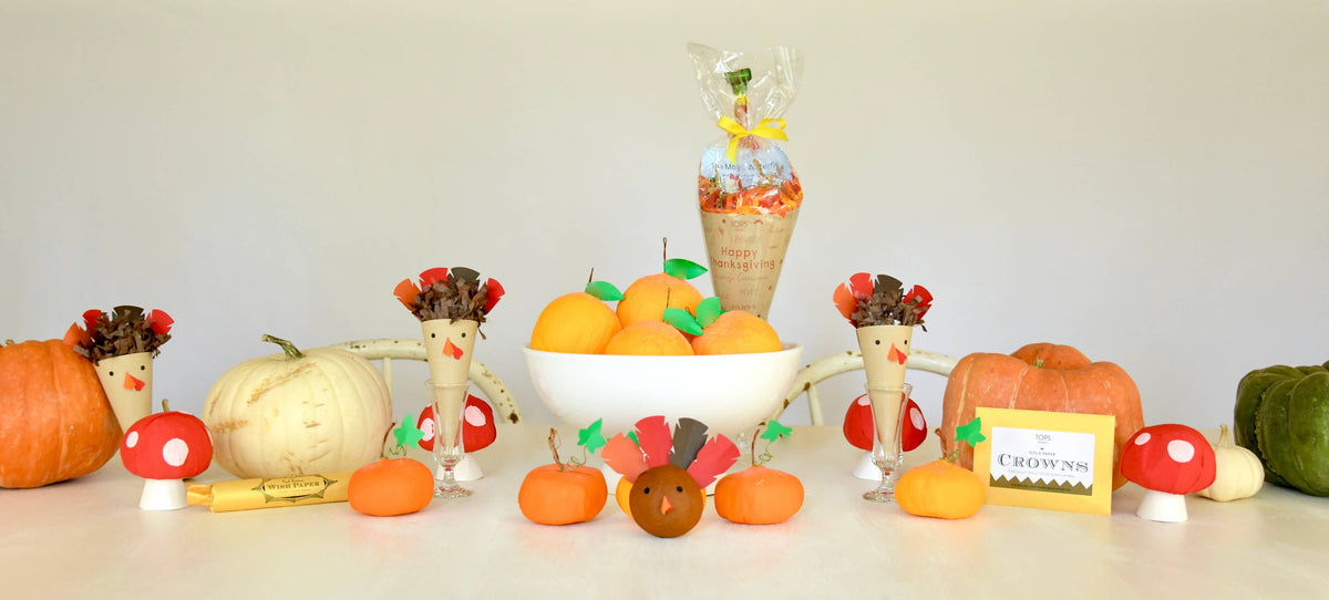 Mini 4" Surprise Cone - Thanksgiving - Turkey