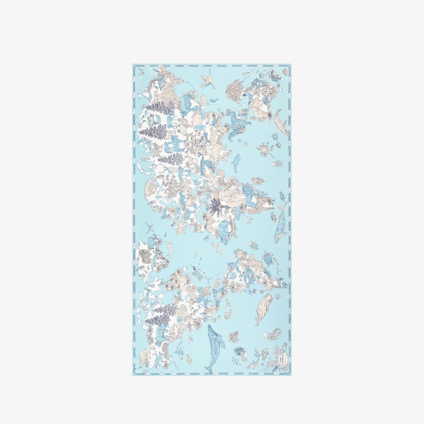 Scarf 100 - Atlas - Turquoise