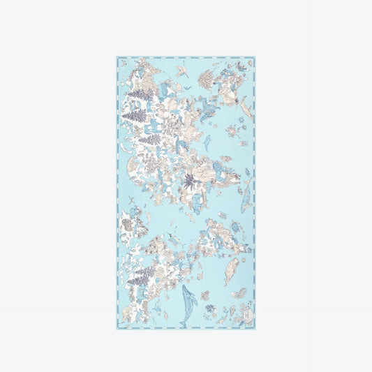 Scarf 100 - Atlas - Turquoise