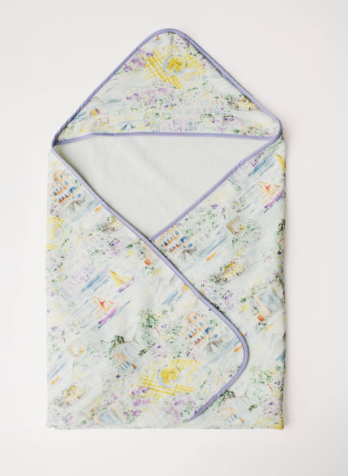 Hooded Bath Towel - Limoncello