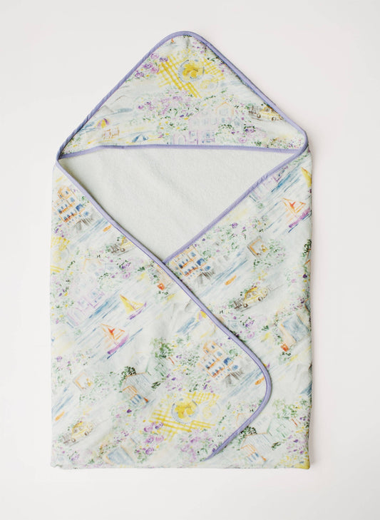 Hooded Bath Towel - Limoncello