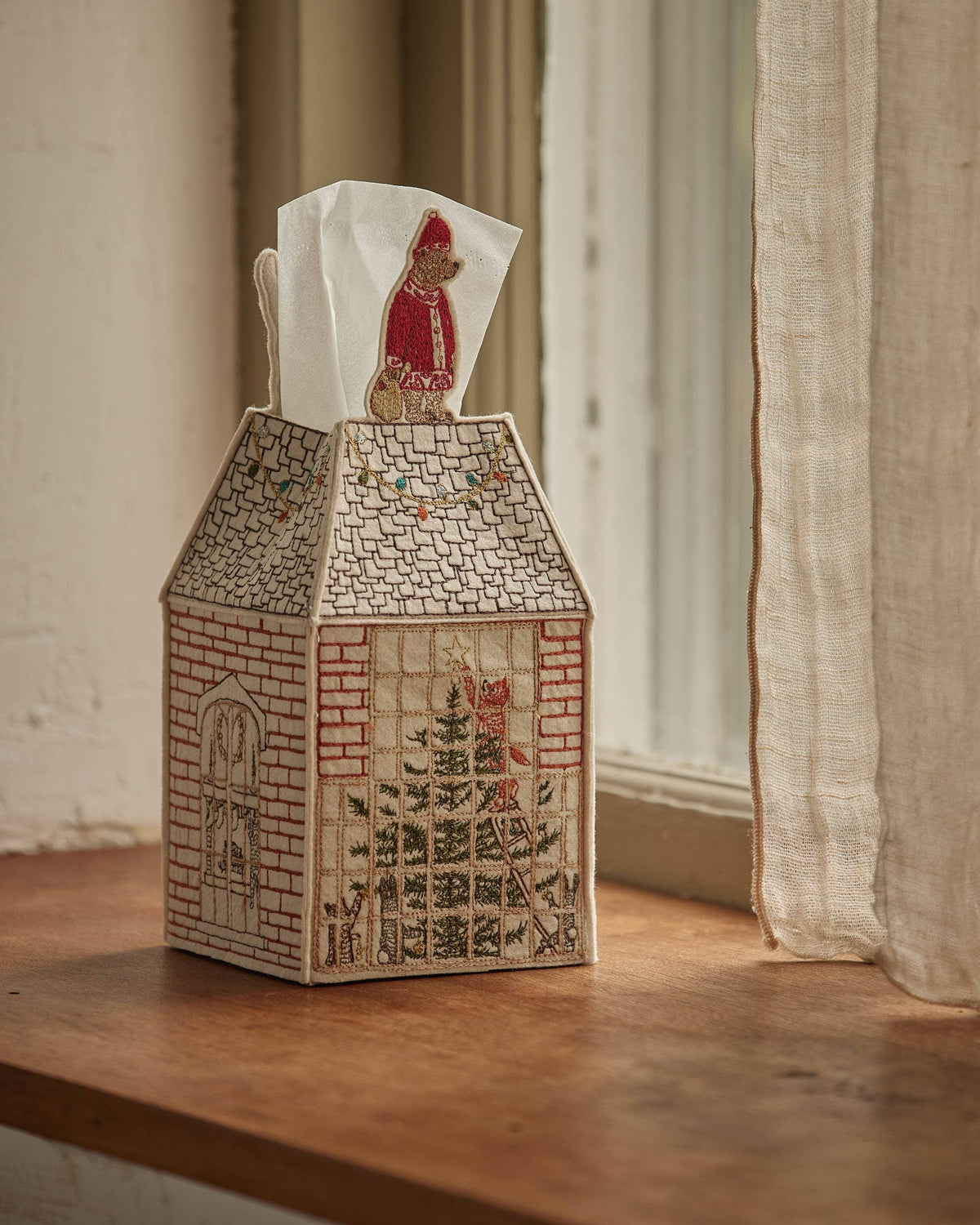 Home for the Holidays Tissue Box Cover
