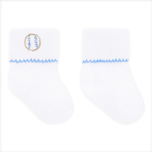 Precious Lil' Sluggers Socks - Light Blue