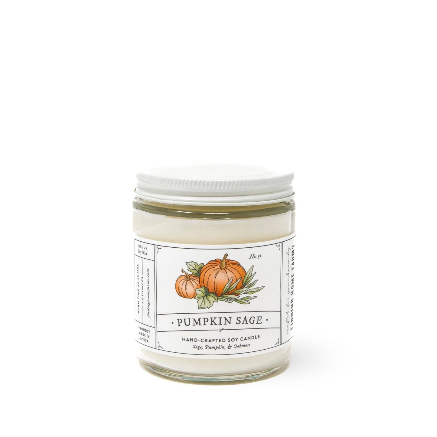 11oz Jar Soy Candle - Pumpkin Sage