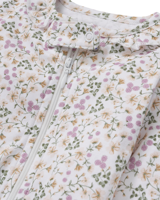 Baby's Pima Romper - Meadow Bloom