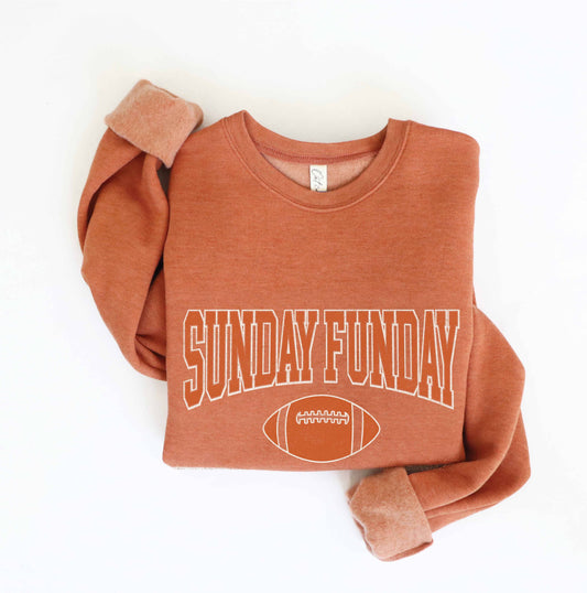 SUNDAY FUNDAY Sweatshirt: Autum Leaf